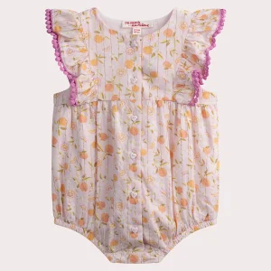 Barboteuse agrumes pour bébé fille