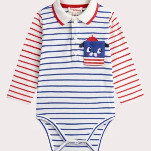 Body manches longues écru bébé garçon