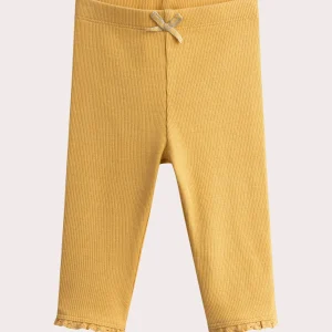 Legging banane en côte pour bébé fille