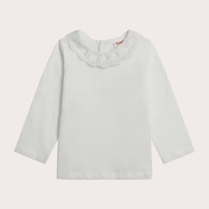 Brassière écrue pour bébé fille