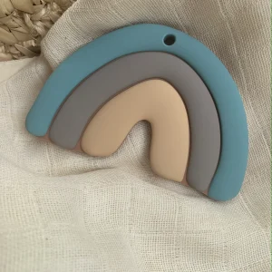 Rainbow Teether, Blue