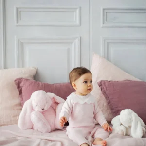 Augustin le lapin Rose 35 cm Tartine et Chocolat