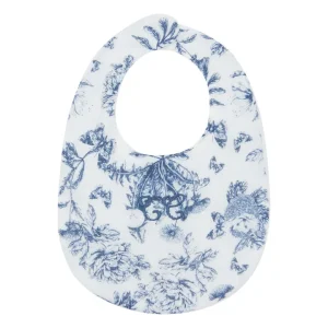 Bavoir Toile de Jouy bleu Tartine et Chocolat
