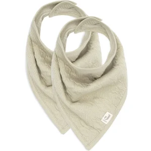 Bavoirs Bandana - Soft waves olive green - PROMO